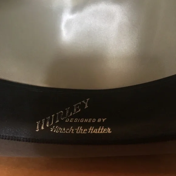 Vintage Hurley Hirsch Gray & Black Hat - Picture 3 of 5